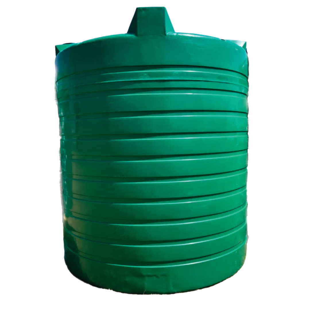 10 000L green vertical water tank for outdoor water storage